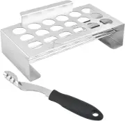 BBQ Rack for Chicken Leg Wing, Stainless Steel Roaster Stand, Barbecue