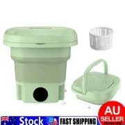 Mini Portable Washing Machine Bucket Folding Laundry Machine Washing Clothes Au⊙