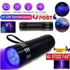 UV LED Black Light Torch Ultra Violet Gas Leak Forensic Blood Urine Detector HOT