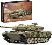 Mould King 20020 Leopard 2 Tank Remote Control,Building Construction Military Model Block Kit, STEM Gift Toy to Build for Boys Girls Aged 8+ 1091pcs