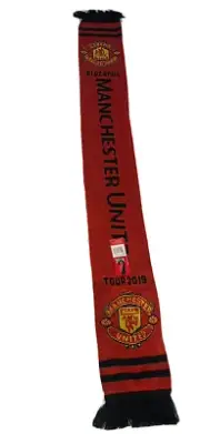 Manchester United Scarf 2019 AON Perth TOUR Red Devils BNWT Offical Merchandise