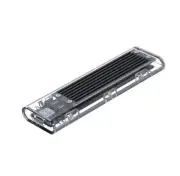 USB 3.1 Gen 2 m.2 SSD Enclosure PCIE NVME SATA USB-A To USB-C Transparent Case