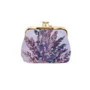 Clasp Change Purse Wallet Money Holder Floral Lavender by Signare