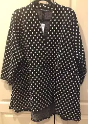 Taking Shape Button Detail Jacquard Top 20 NEW!