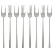 Argon Tableware Stainless Steel Dinner Forks - 19.5cm - Pack of 8