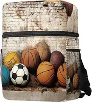 Travel Backpack,Small Backpack,Carry on Backpack,Basketball Football Baseball,Backpack, H4cr9hrfwhoc, 12.6x10x3.9 in