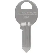 Hillman 532056 KeyKrafter Brass M24/600A Double Side Blank Key #2056 (Pack of 4)