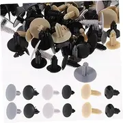 ETHZZLE Automotive Nylon Bumper Retainer Clips Assortment Durable Push Fasteners for Car Audio Door Panel Window Trim Installation and Replacement Wear Resistant Stabilizing Clips