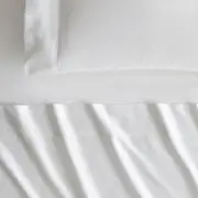 Sheridan Tencel&trade; Lyocell Fibre & Cotton Fitted Sheet in White Size: Queen Material: Cotton/Linen/Tencel @Sheridan Rewards