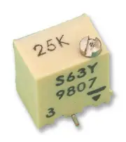 TRIMMER, POTENTIOMETER, 500R, 15TURN, SMD, Trimmers, Variable Resistors