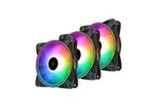 DeepCool CF120 PLUS 3 in 1 (3-Pack) Customisable Addressable RGB LED Lighting 3 PACK, Fan Dimension 12012026.5 mm(LWH) DP-F12-AR-CF120P-3P