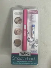 WAHL Products Wet/Dry Precision Detailer Trimmer Pink Smooth Finish New Shave