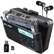 K7 Cassette Tape Player + Cassette to MP3 Converter + Portable Cassette Player +
