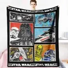 Retro Star Wars Movie Soft Blanket Bed Sofa Throw