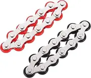 KOMBIUDA 2Pcs Fidget Funny Decompression Chain Links for Stress Reduction and Anxiety Relief for Adults Great Present Idea