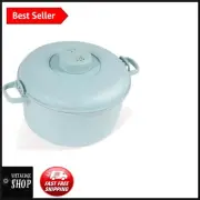 Stylish Teal Microwave Pressure Cooker - Eco-Friendly Quick Cooking Solution