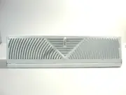 Everbilt 18" White 3-Way Steel Baseboard Diffuser Supply E118SW