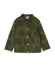 Floral denim jacket 14Y Green
