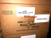 2008 BENCHWARMER LIMITED INTERNATIONAL SEALED CASE(12 BOX) #/50 KISS/BIKINI/AUTO