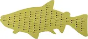 COLDWATER FLY FISHING - Silicon "Trout-Shaped" Drift Boat Fly Drying Patch