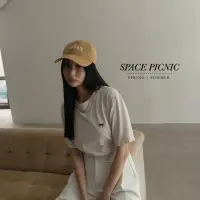 在飛比找蝦皮商城優惠-Space Picnic｜刺繡蝴蝶結圓領Tee-3色【C24