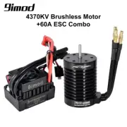 9imod F540 4370KV Brushless Sensorless Waterproof Motor 60A ESC For 1/10 RC Car