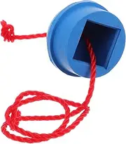 Garneck Snooker Chalk Holder Case Blue Rubber Billiard Chalk Caddy Round Shaped Pool Chalk Holder Pool Table Chalk Stand