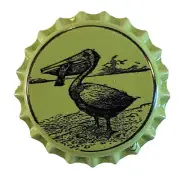100 Yellow Pelican Oxygen Absorbing Beer Bottle Caps Brewing Crown Homebrewing