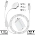 Magnetic Fast Charger Cable 20W USB C Block For Apple Watch 7/6/5/4/3/SE iPhone