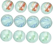 ifundom Enhance Hand-Eye Coordination 12pcs Kids Glass Ball Toys Chinese Checkers Game
