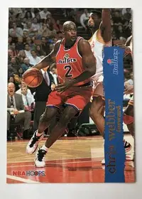 在飛比找Yahoo!奇摩拍賣優惠-NBA 1995 HOOPS Chris Webber #1