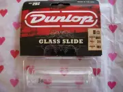 DUNLOP GLASS SLIDE GUITAR NEW IN PACKAGE #202 MEDIUM