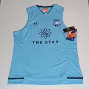 Authentic Under Armour Sydney FC Training Singlet Men's XXL BNWT A-League