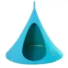 Vivere Fabric Hammocks 72"Lx72"Wx72"H Hanging Nest in Turquoise Fabric Blue