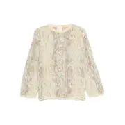 [Forte Forte] Forte Forte Snakeskin-pattern Crew-neck Sweater I NUMERIC YELLOW