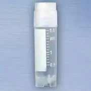 Globe Scientific 500ct CryoCLEAR Vials, 2-4mL, STERILE, w Screwcap, Graduations