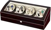 Automatic Watch Winder Storage Display Box Case Motor Rotation Stops(C) LWX