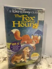 Walt Disney Classic - The Fox and the Hound (VHS, 1994) Black Diamond ~ Sealed