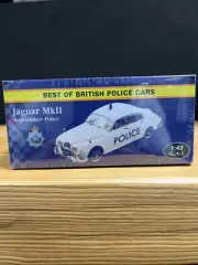 ATLAS Editions Best of British Police Cars Jaguar Mk11 Bedfordshire 1:43 Scale