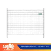 Temporary Fence Panel 2.4x2.1m - 3mm Mesh