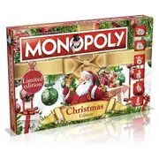 Monopoly Christmas Edition Classic Tabletop Family/Party Board Game Set 8+
