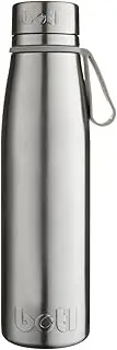 onegreenbottle NEW Evolution V2 Stainless Steel Insulated leakproof Water Bottle with Carrier, 500ml Hot and Cold Drinks - Buff unpainted with screw cap