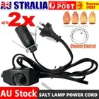 1-2x 1.8M Salt Lamp E14 Power Cord Cable AU Plug Dimmable Control Bulb Switch w