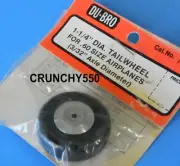 DU-BRO 125TW 1-1/4" Tailwheel 3/32" Axle Dia. .60 Size RC Airplane Part