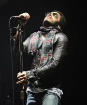 Guitarist Vocalist Lenny Kravitz performs at Day 3 of the 2009 Voo- Old Photo 6