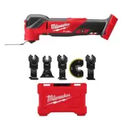Milwaukee Oscillating Tools 18V Li-Ion Cordless w/ Multi-Tool Blade Kit(8-Piece)