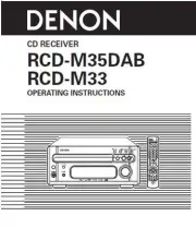 Denon RCD-M35DAB Receiver Amplifier Owners Manual