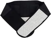 Women's Back Brace Therapeutic Self Heating Waist Support Mesh Material Four Steel Plates Comfortable Adjustable Belt Black