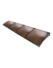Instahut 1x4M Window Awning - Brown