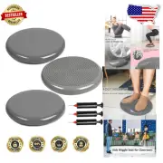 3-Pack Wiggle Seat Wobble Cushion for Kids & Adults - Balance Stability Discs